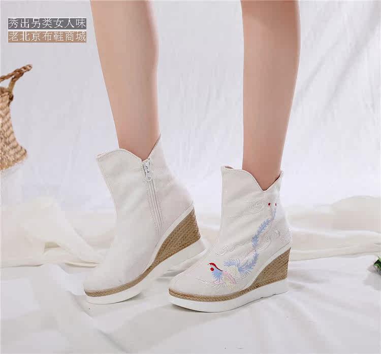 高跟古装靴价格 高跟古装靴图片 星期三