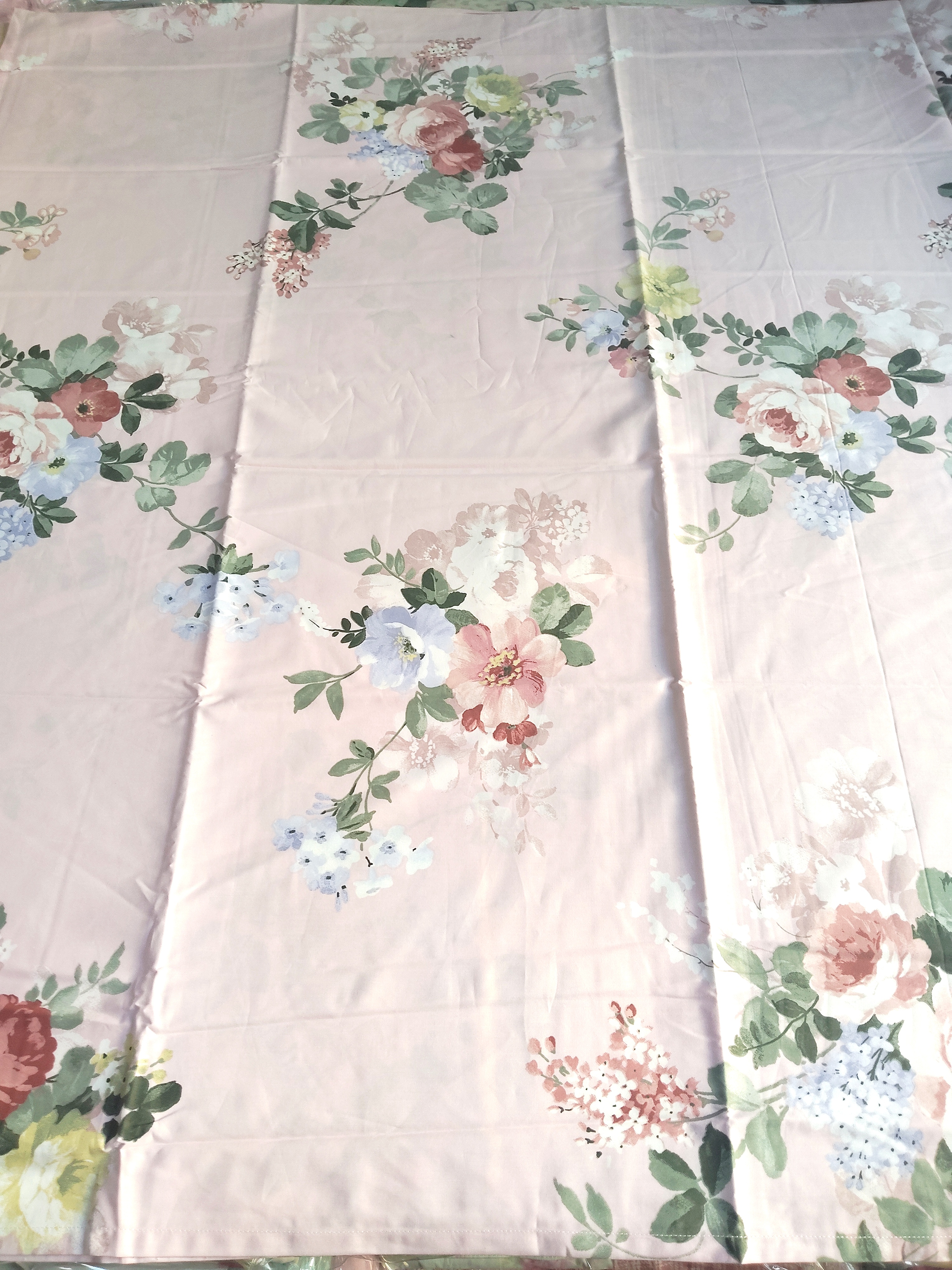 正品春旺100%精梳棉全棉斜纹ab版双人床单200*230适合150床