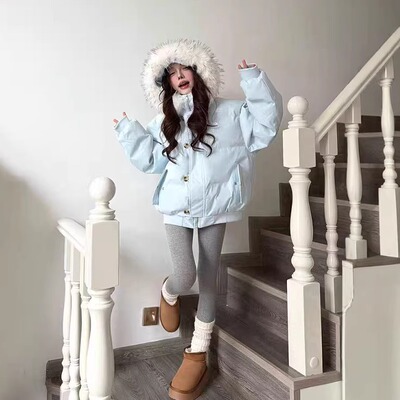 超好看美式羽绒棉服女2025冬季新款棉衣派克服棉袄加厚保暖外套女