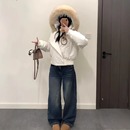 韩系设计感斜门襟2025冬季 棉袄加厚外套 毛领派克服羽绒棉服女短款