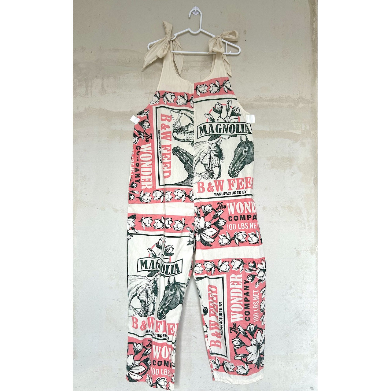 孤品！纯棉复古棉 vintag连体衣/裤