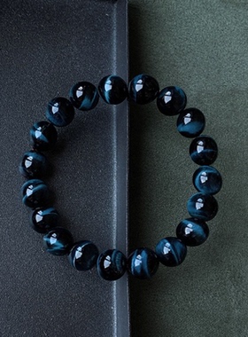 男女蓝色虎眼石名族风猫眼捡漏