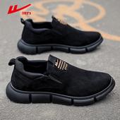 棉鞋 回力男鞋 子一脚蹬豆豆男士 休闲鞋 2022春秋新款 爸爸懒人秋冬鞋