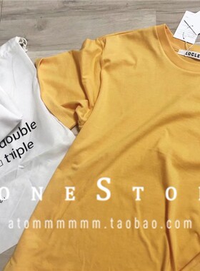 【现货】韩国品牌LOCLE 纯棉镂空时尚纯色T恤 三色