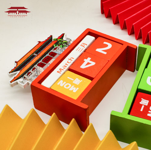 桌面摆件创意木质台历