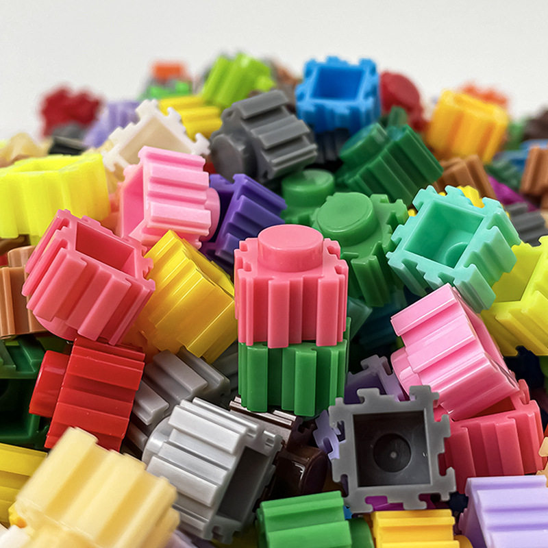 10mm微钻石积木颗粒串联散装益智拼插积木儿童男女孩创意拼装玩具