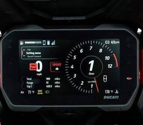 适用于于杜卡迪Multistrada V4仪表屏幕贴膜弧度水凝膜防水防反光膜