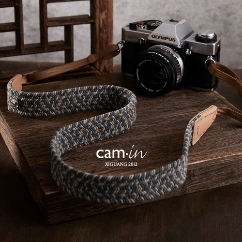 cam-in周董MV同款编织相机背带