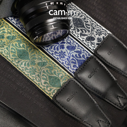 cam·in相机背带新品绣花肩带