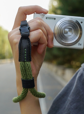 cam-in棉织款快拆相机手腕带适用理光GR2佳能g7X2索尼黑卡腕挂绳