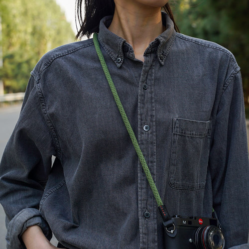 cam-in相机背带复古编织微单挂绳