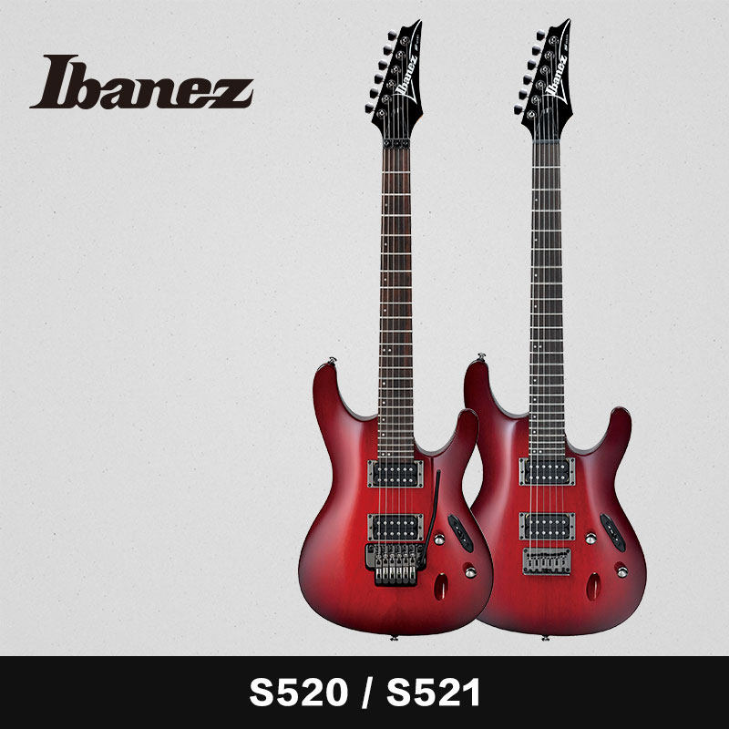 ibanez 依班娜 s521/s520 电吉他 固定琴桥 双双拾音器