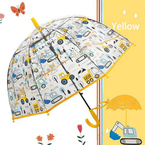 长柄儿童幼儿园透明雨伞