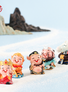 西游记可爱风猪八戒孙悟空摆件