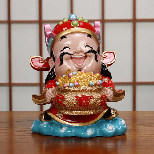 客厅五路财神家用店铺开业礼品