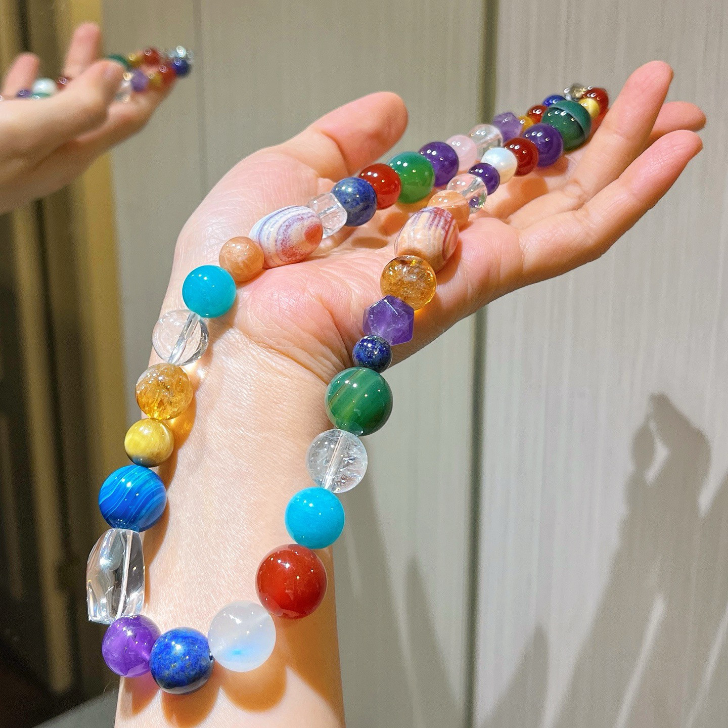 6-14m天然白水晶月光石天河石太阳石虎眼石黄紫水晶青金石项链,饰品/流行首饰/时尚饰品新,项链,淘宝优惠券,粉丝福利购,淘宝优惠卷