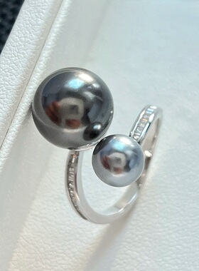 秋冬新品人造仿真珍珠戒指指环