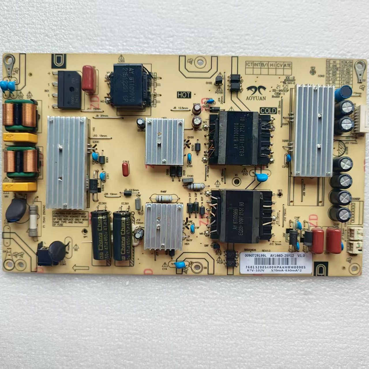 海尔LS65A5 LU65C51 电源板 0090729199L AY166D-2SF12