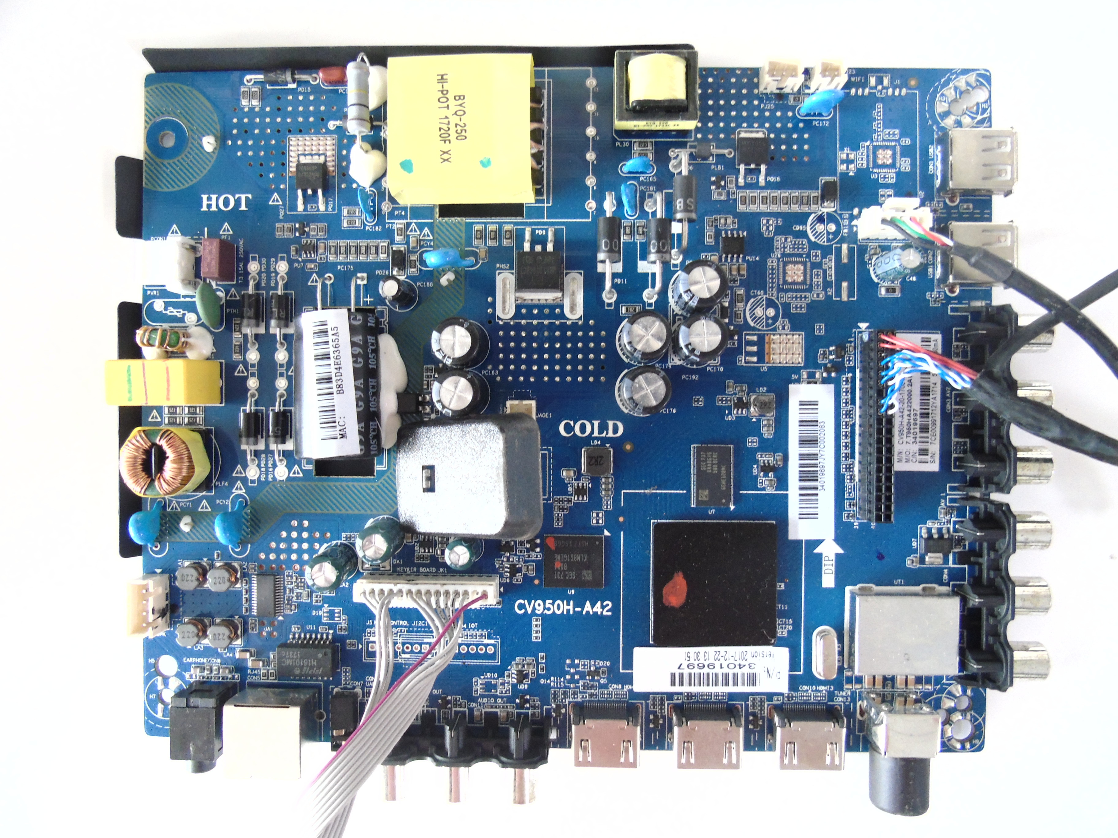 CV950H-A42液晶电视配件测试推荐