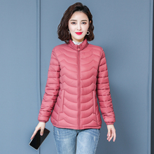 小棉袄短款 棉衣外套女 轻薄秋冬季 棉服女2019新款 反季 修身