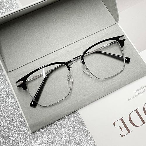 王不染同款眼镜框可配防蓝光近视