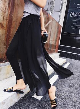 裤子女九分裙裤子女九分裙