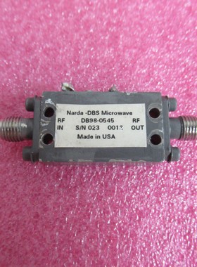 Narda进口 3-12GHz 15dB增益 12dBm功率 SMA 射频低噪声放大器