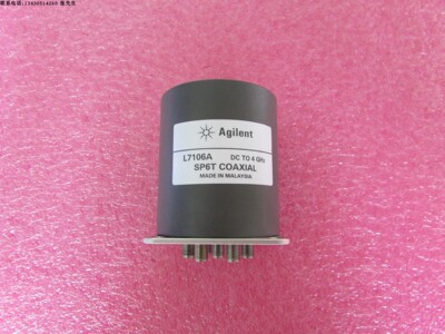 L7106A  Agilent DC-4GHz SP6T 24V SMA  单刀六掷射频同轴开关