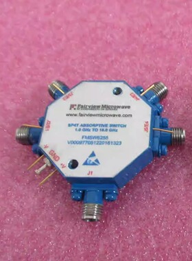 Fairview进口 FMSW6255 1-18GHz 20dBm SP4T 射频PIN电子开关
