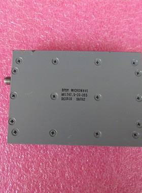 SFSY进口NR1747.5-20-3SS 1.73-1.75GHzSMA射频微波带阻滤波器