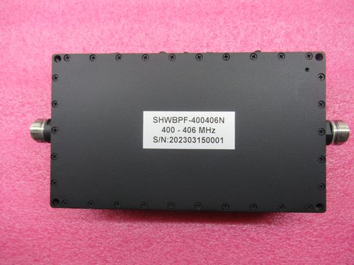 400-406MHzN20W腔体带通滤波器