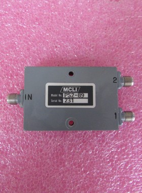 MCLI进口PS2-89 500-2800MHz 30W SMA 一分二射频微波同轴功分器