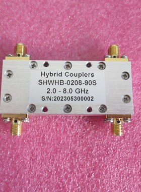 SHWHB-0208-90S 2-8GHz 射频 90度电桥 3dB耦合电桥2000-8000MHz