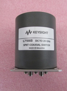 Agilent L7106B DC-20GHz  SP6T 24V SMA 射频微波同轴开关