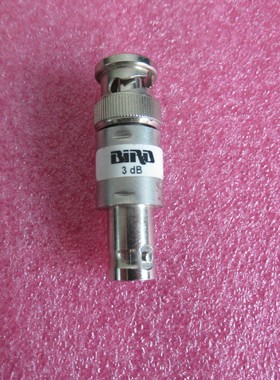 进口 DC-3GHz 3dB 2W BNC公-BNC母 射频微波同轴固定衰减器