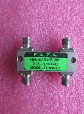 FAZA进口 900-1800MHz SMA母头 射频微波3dB耦合器 90度电桥