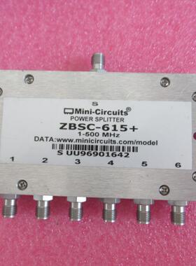 MINI ZBSC-615+ 1-500MHz 1W 一分六 SMA母 射频微波功率功分器