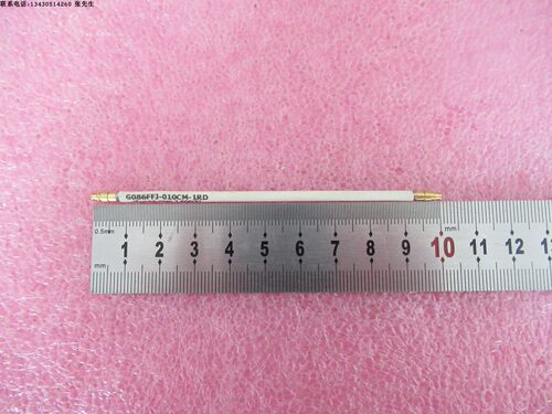进口G086FFJ-010M-1RD GPPO母 DC-40GHz10cm射频微波同轴电缆跳线