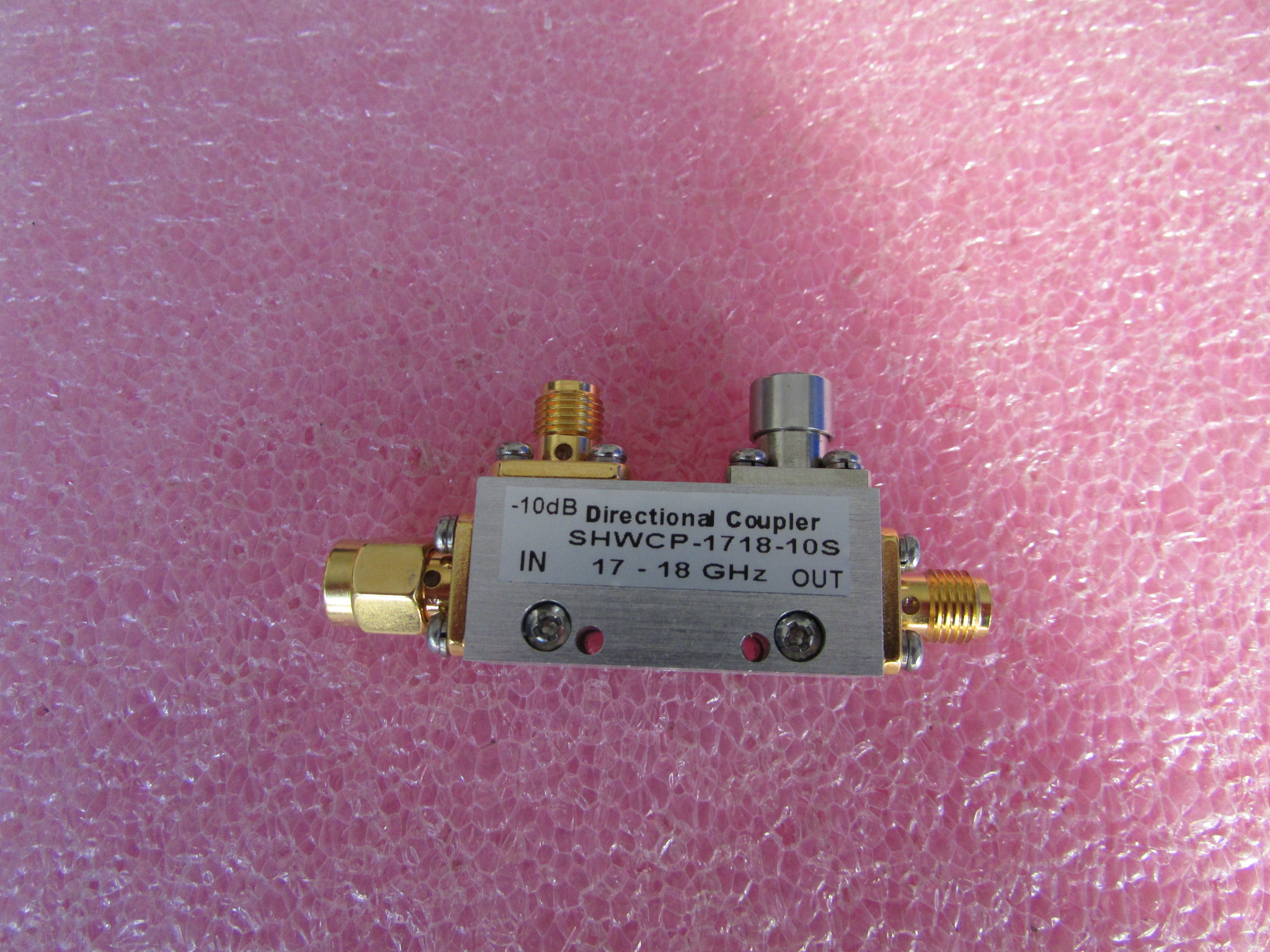 SHWCP-1718-10S 17-18GHz 10dB SMA射频微波定向耦合器