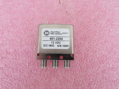 全新 Dowkey 401-2208 DC-18GHz SPDT 12V 单刀双掷 射频同轴开关
