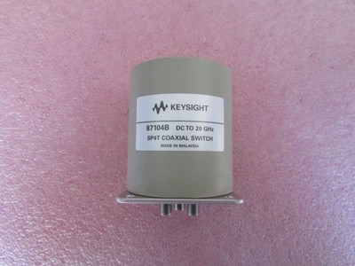 新 Keysight /Agilent  87104B 20GHz SP4T SMA 射频 同轴开关
