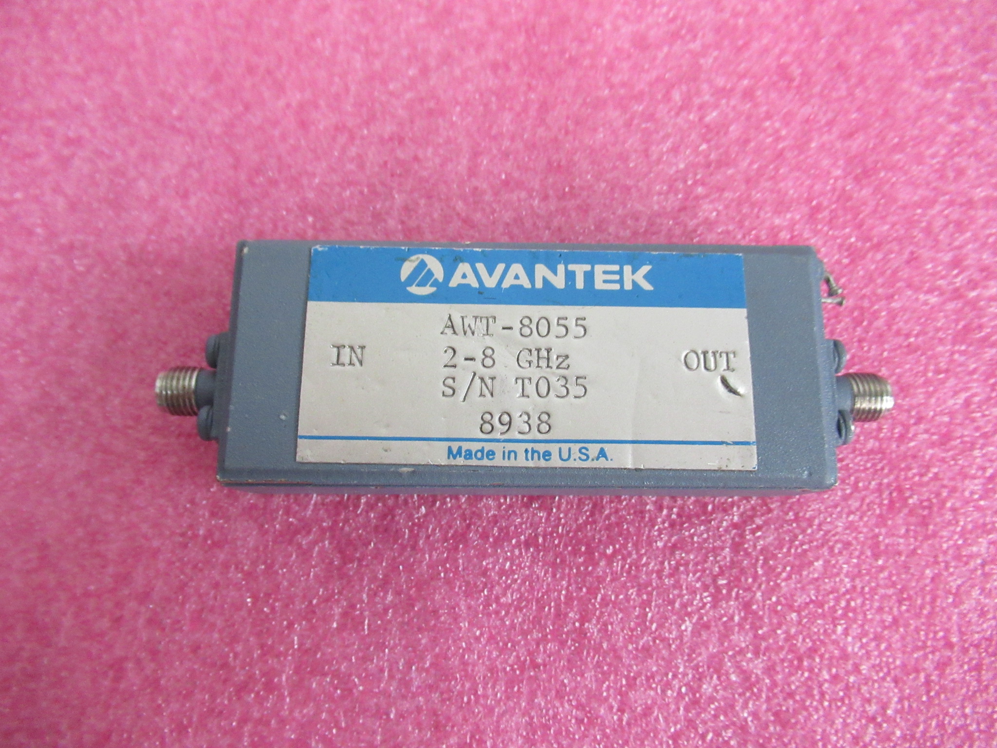 AVANTEK2-8GHz46dB前置放大器