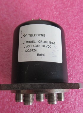 TELEDYNE进口 CR-38S160-5 DC-22GHz SMA SP6T 28V 射频同轴开关