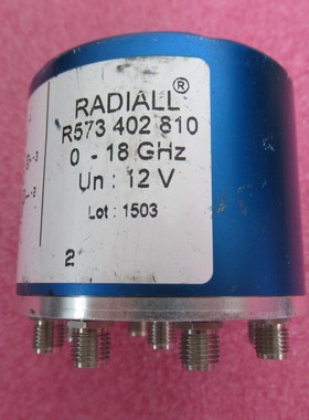 Radiall R573402810 DC-18GHz 12V SMA母 SP8T 射频微波同轴开关