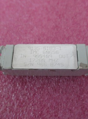 IMC进口 中心频率：17.28GHz 17.15-17.40GHz 射频同轴带通滤波器