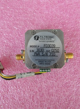 FILTRONIC进口FD3039 0.6-6GHz SMA母 射频微波可调带通滤波器