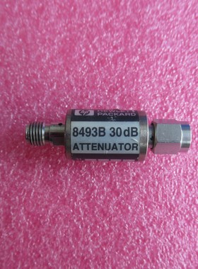 HP进口 8493B DC-18GHz SMA公-SMA母 30dB 2W 射频微波固定衰减器