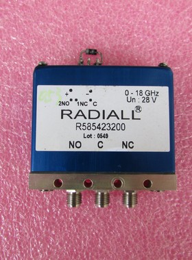 Radiall R585423200 DC-18GHz 300W 28V SPDT射频同轴开关