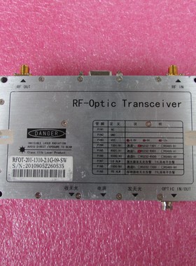 进口RFOT-201-1310-2.1G-09-SW RF-Optic Transceiver 光纤盒子