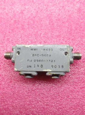 WMI进口 0960-0701 3-4.3GHz SMA母头 射频微波同轴隔离器